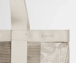 Beach Tote in Salt White