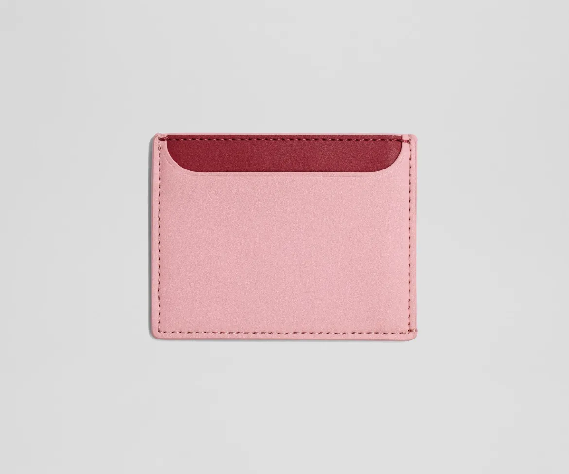 Card Case in Flamingo Pink
