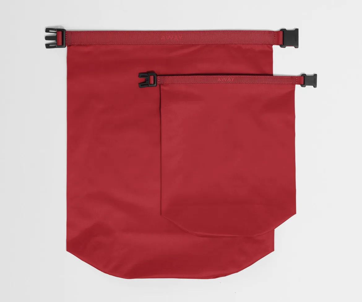 Dry Bag Duo in Cherry Red