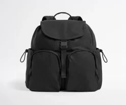 Featherlight Cargo Backpack in Jet Black