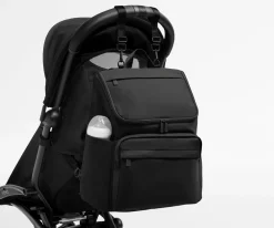 Featherlight Diaper Backpack in Jet Black