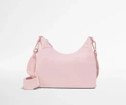 Featherlight Duo Crossbody in Blush Pink
