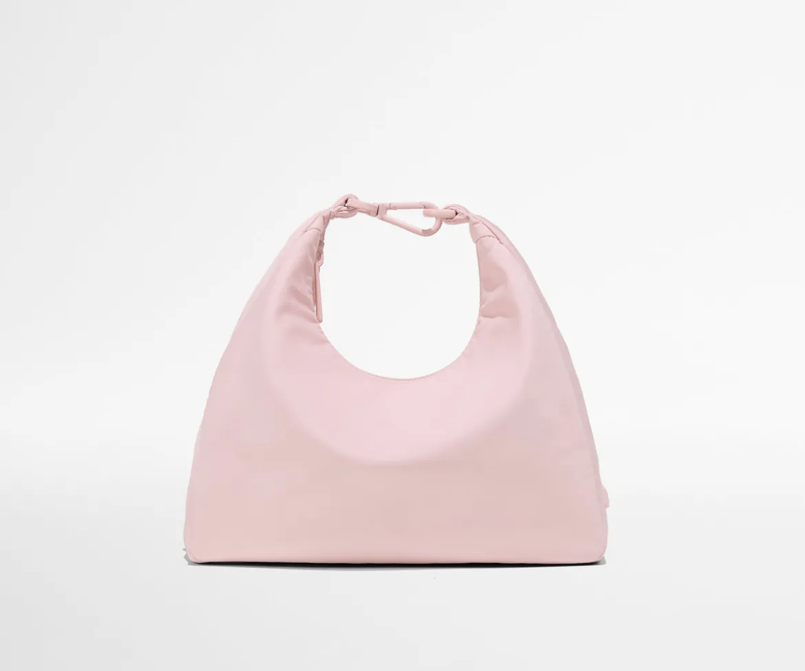 Featherlight Duo Crossbody in Blush Pink