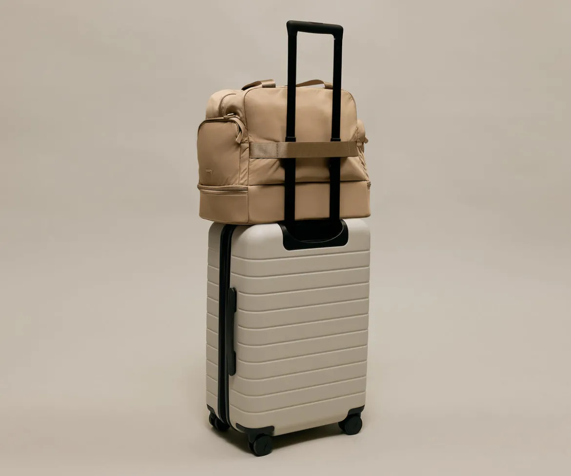 Featherlight Overnight Bag in Camel Brown