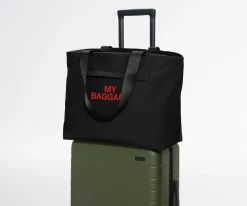 Featherlight Tote in My Baggage (Jet Black)