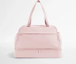 Featherlight Weekender in Blush Pink