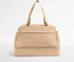Featherlight Weekender in Camel Brown