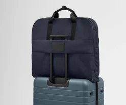 Garment Bag in Navy Blue