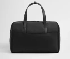 Garment Duffle in Jet Black