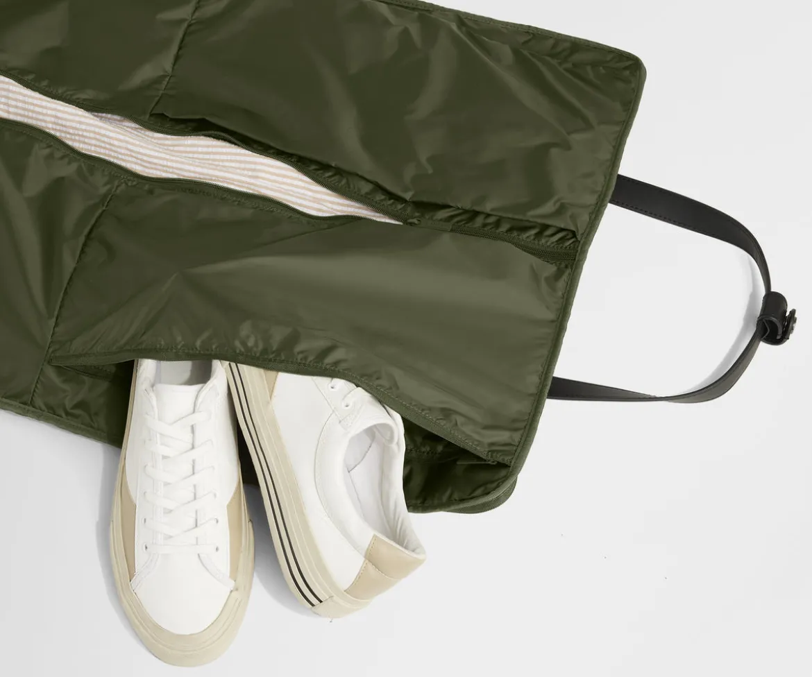 Garment Duffle in Olive Green