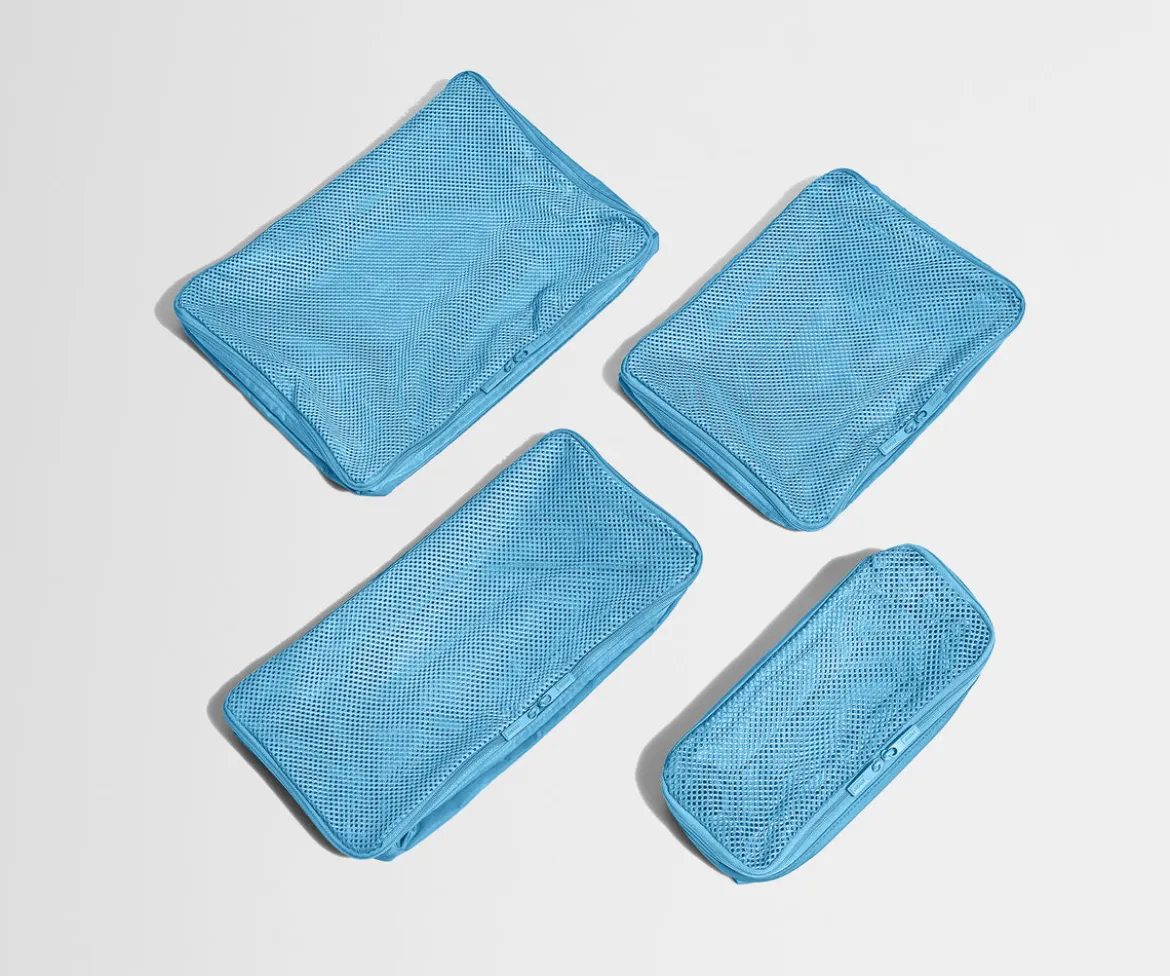 Insider Packing Cubes (Set of 4) in Opal Blue