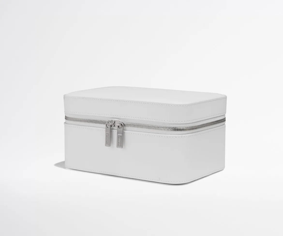 Keepsake Jewelry Case in Pearl White