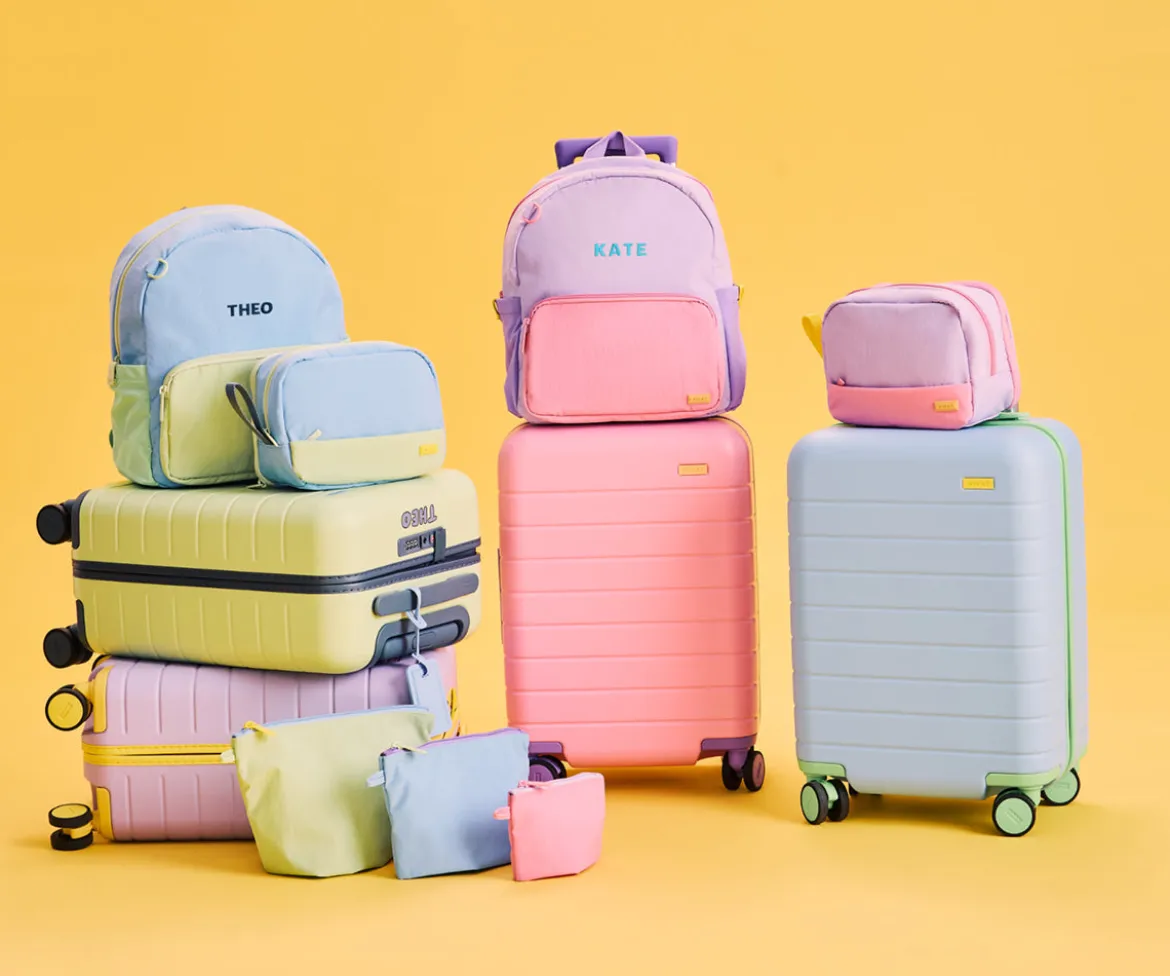 Kids Backpack in Dragonfly Blue