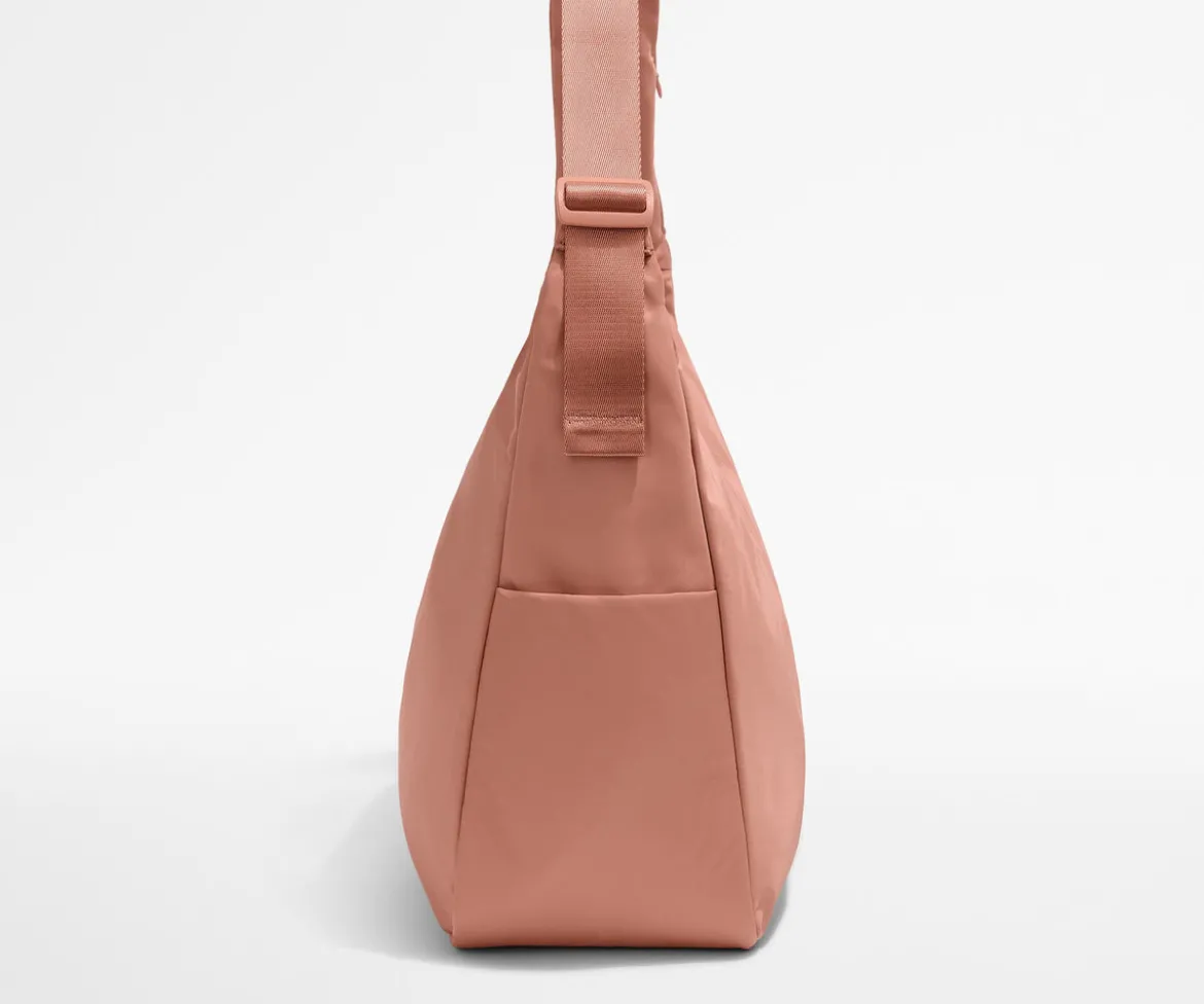 Large Featherlight Crossbody in Clay Pink