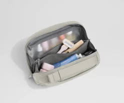 Large Toiletry Bag in Cloud Gray