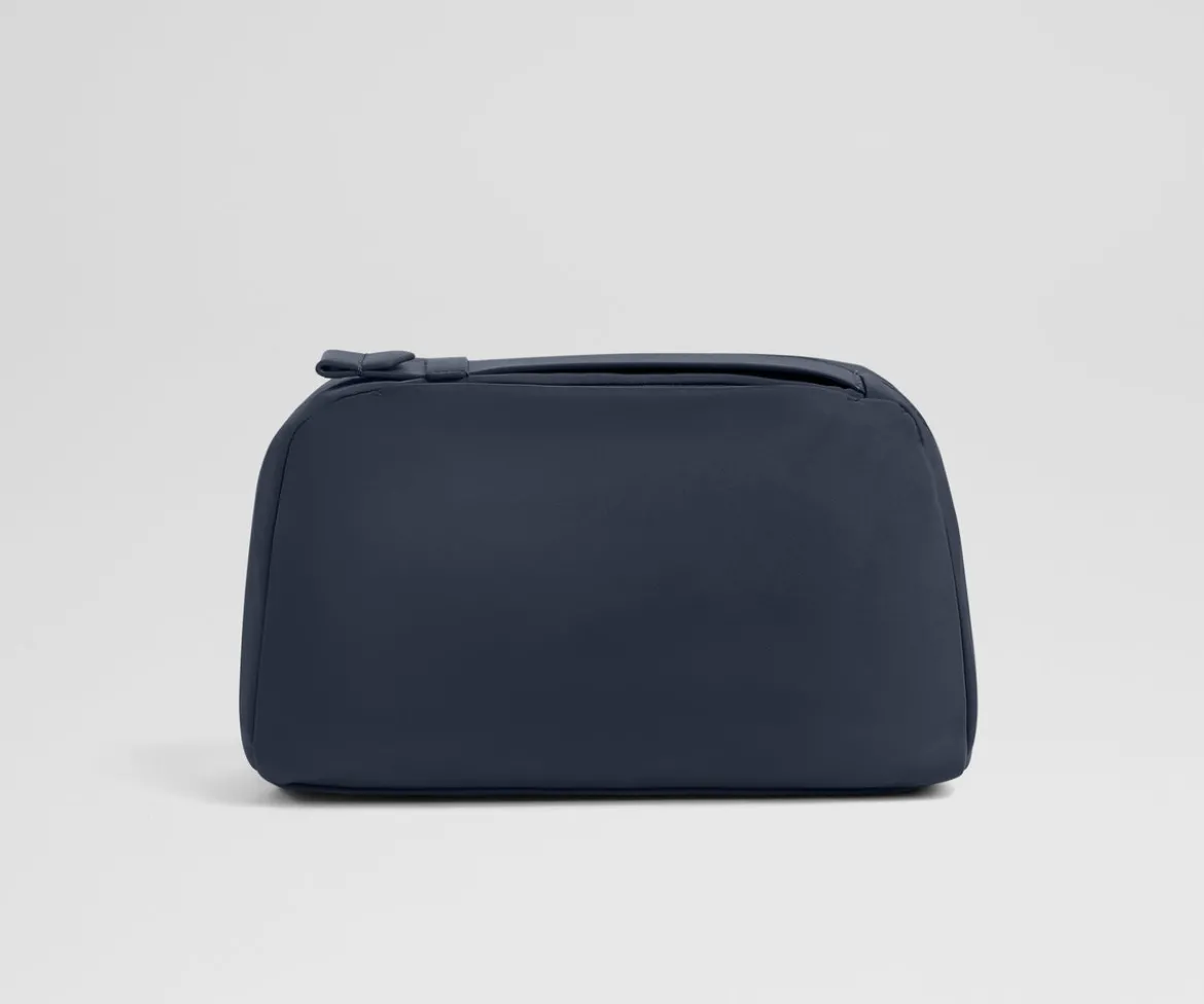 Large Toiletry Bag in Navy Blue