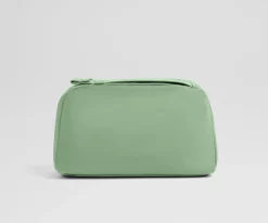 Large Toiletry Bag in Sea Green