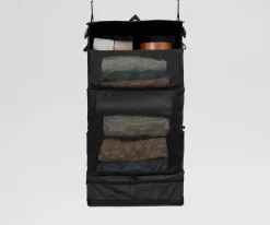 PackAway™ Checked Compression Closet in Jet Black