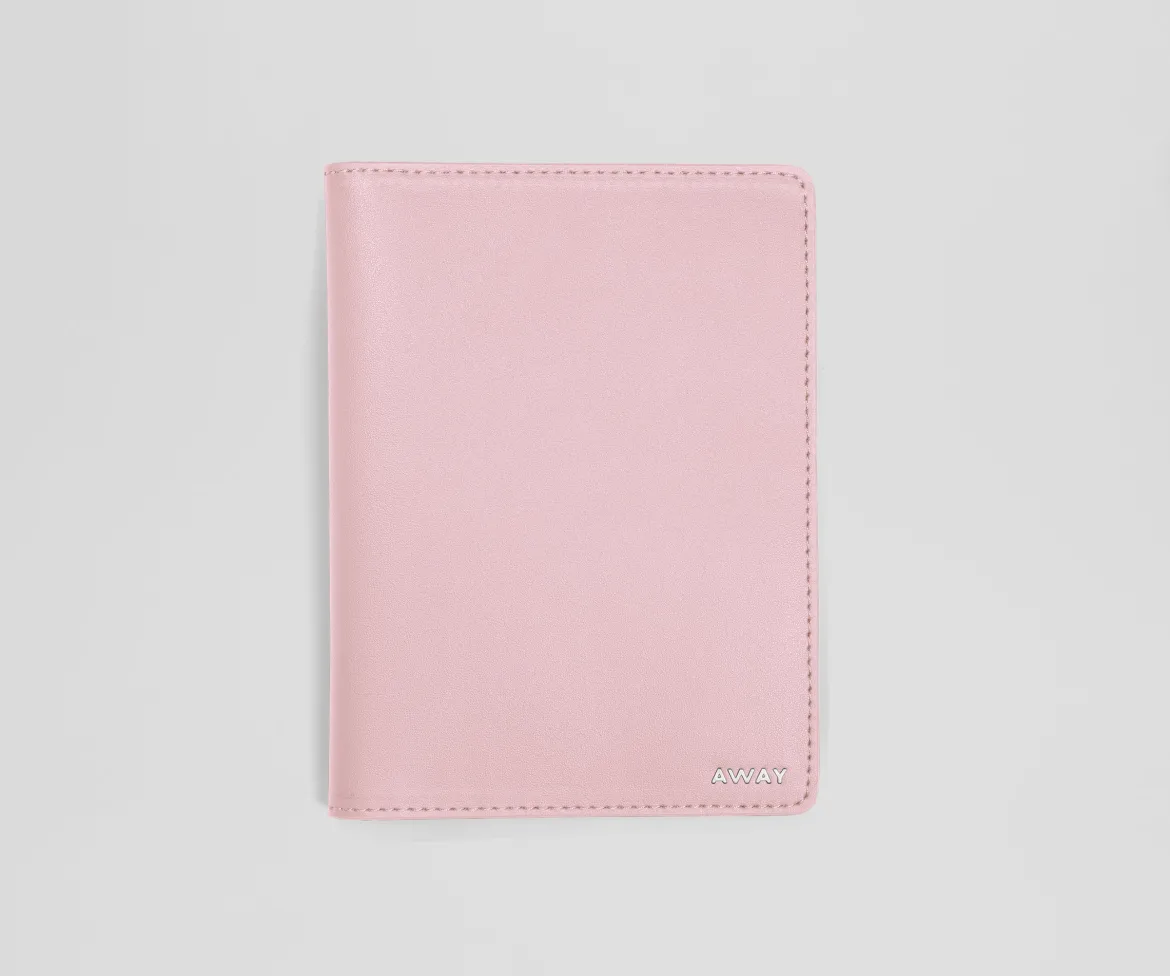 Passport Holder in Glacial Pink