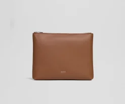 Pouch Duo in Saddle Brown