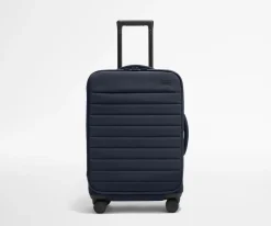 Softside Bigger Carry-On in Navy Blue