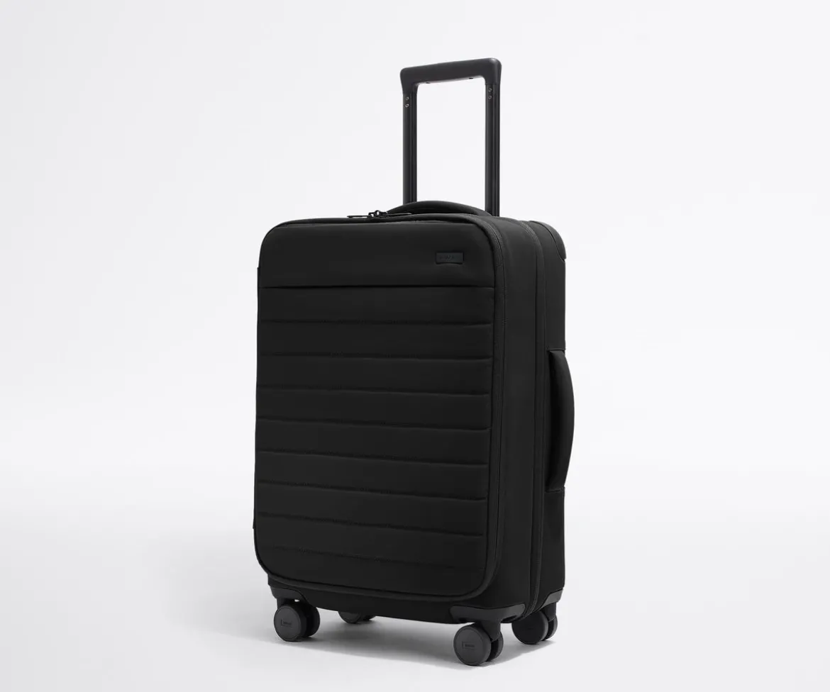 Softside Bigger Carry-On in Jet Black