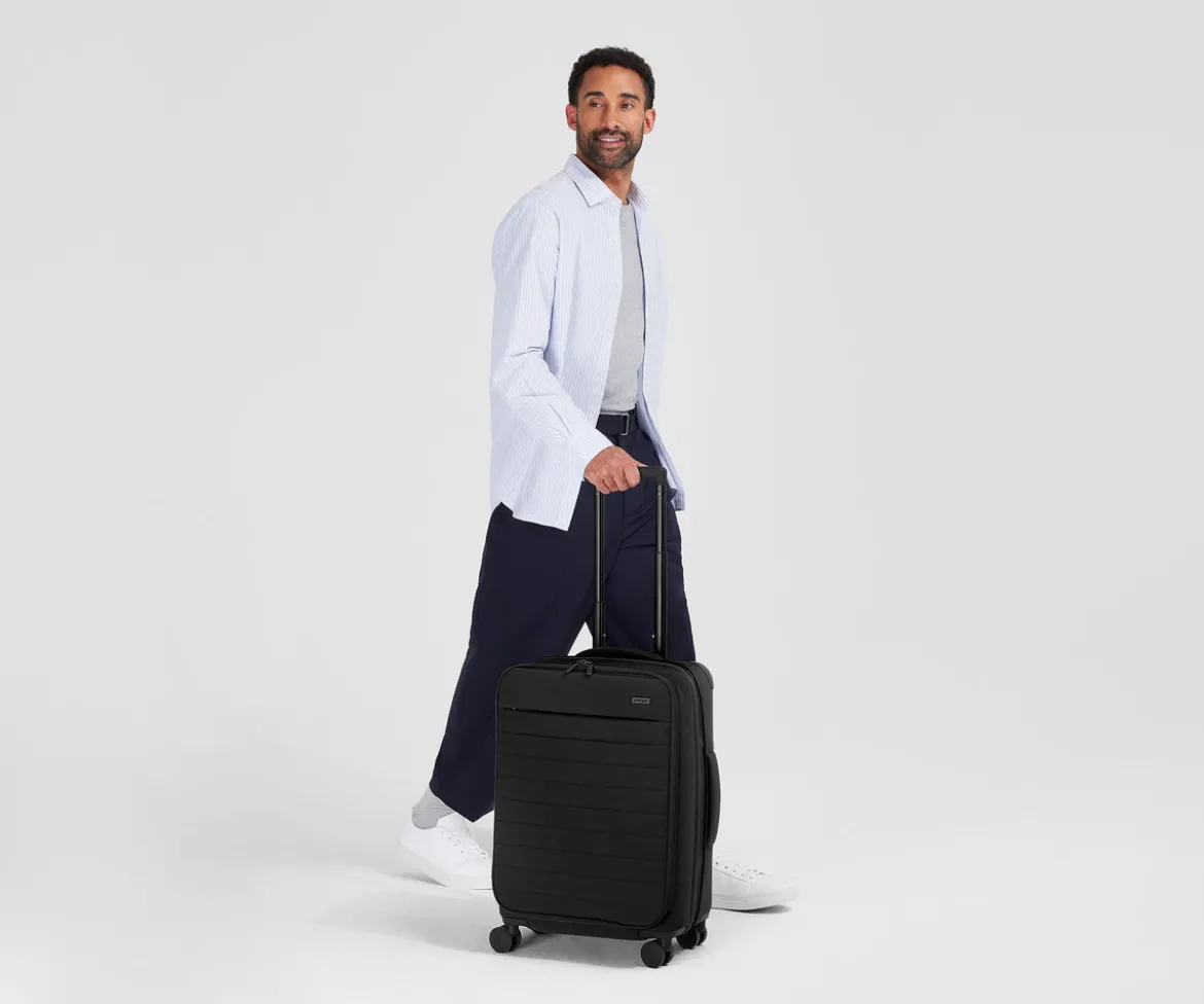 Softside Bigger Carry-On in Jet Black