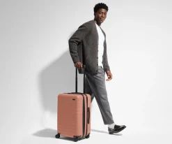 The Bigger Carry-On Flex in Clay Pink