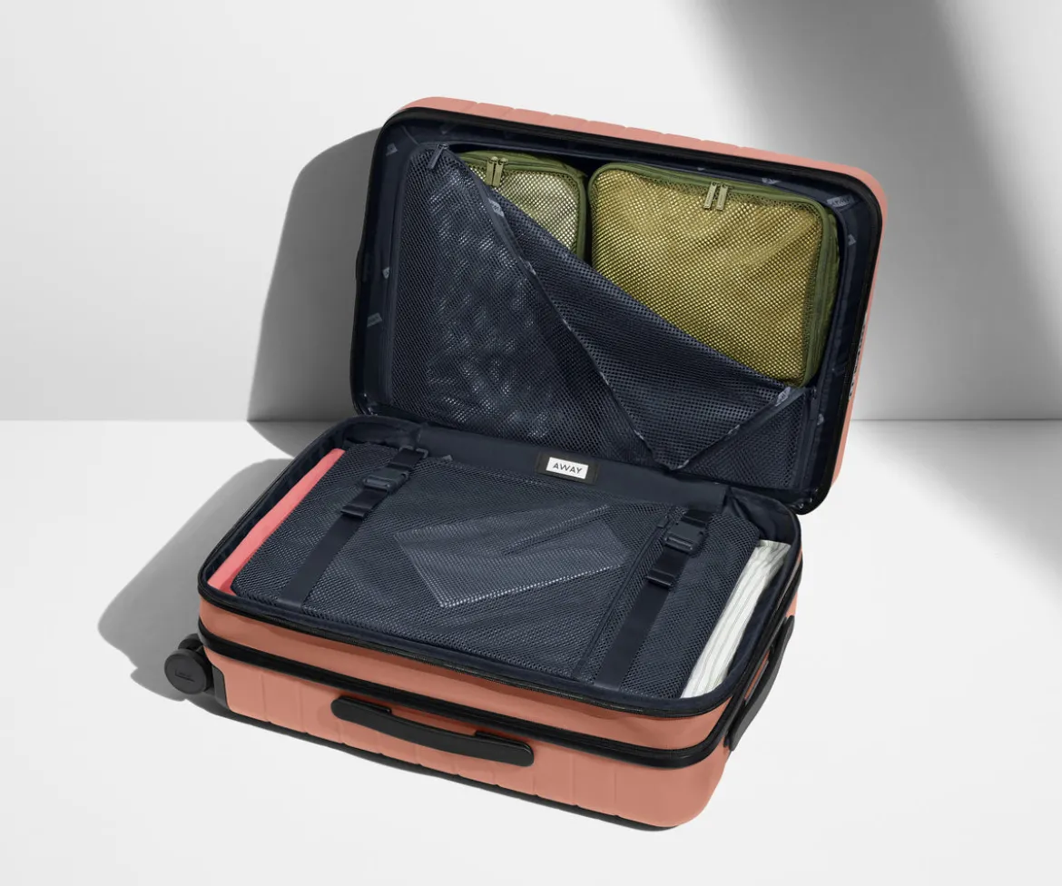 The Bigger Carry-On Flex in Clay Pink