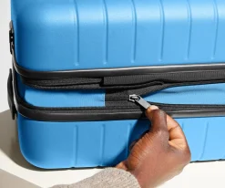The Bigger Carry-On Flex in Splash Blue