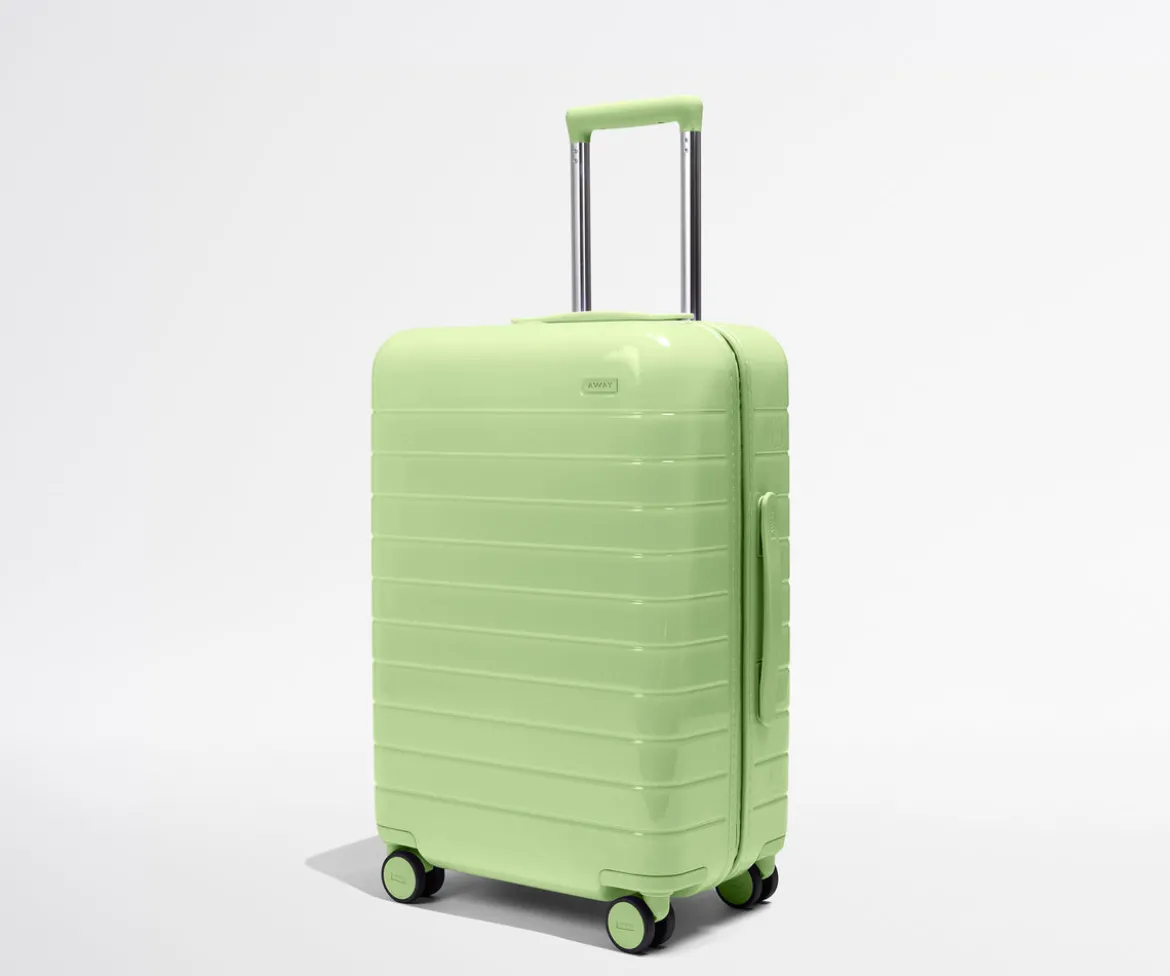 The Bigger Carry-On in Glazed Matcha Milk Green