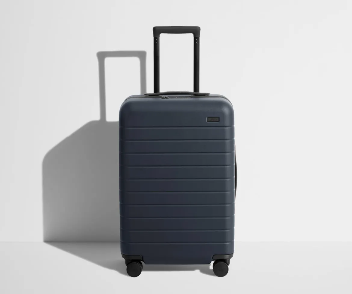 The Bigger Carry-On in Navy Blue