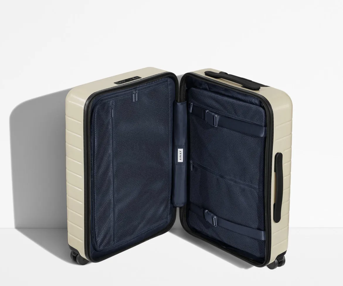 The Bigger Carry-On in Salt White (Gloss)