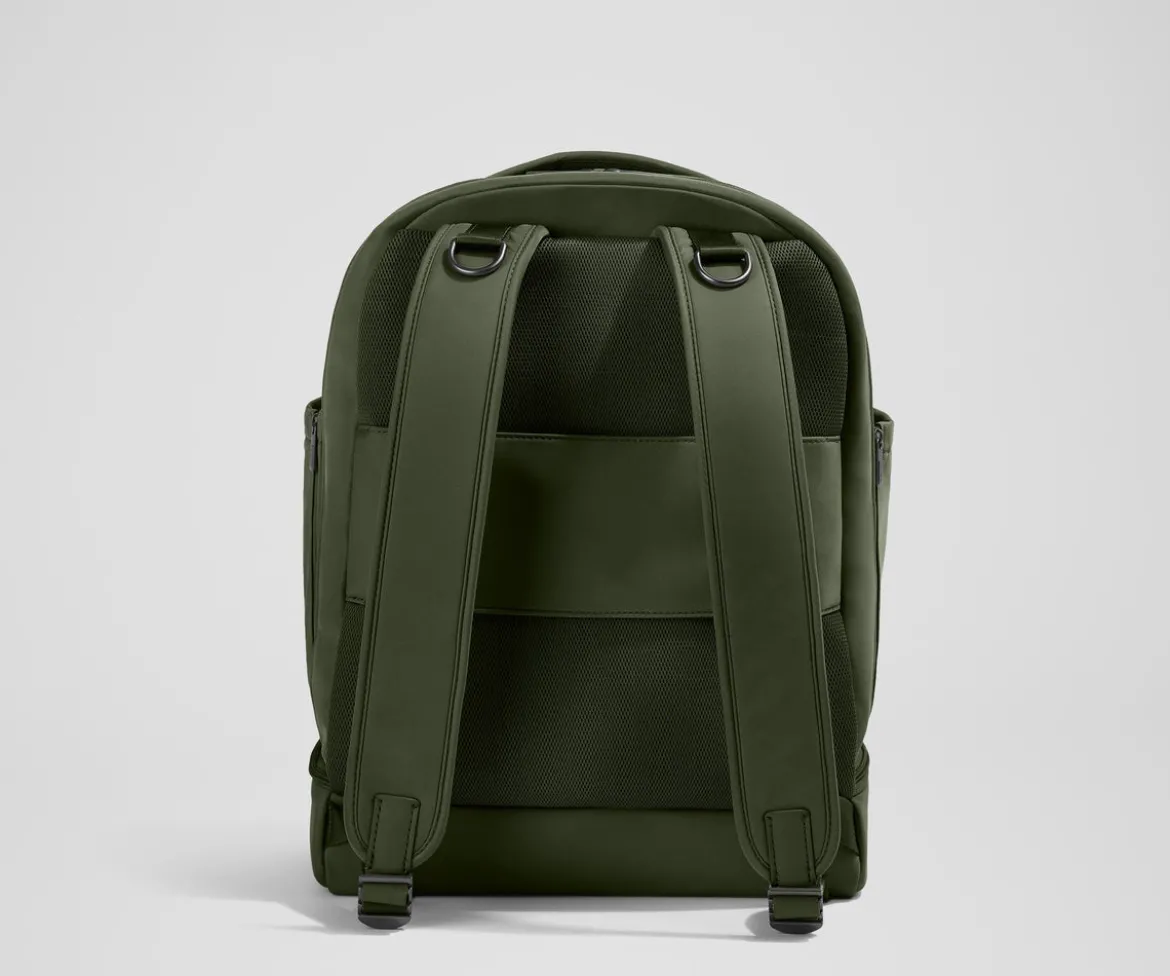 The Double Diaper Backpack in Olive Green
