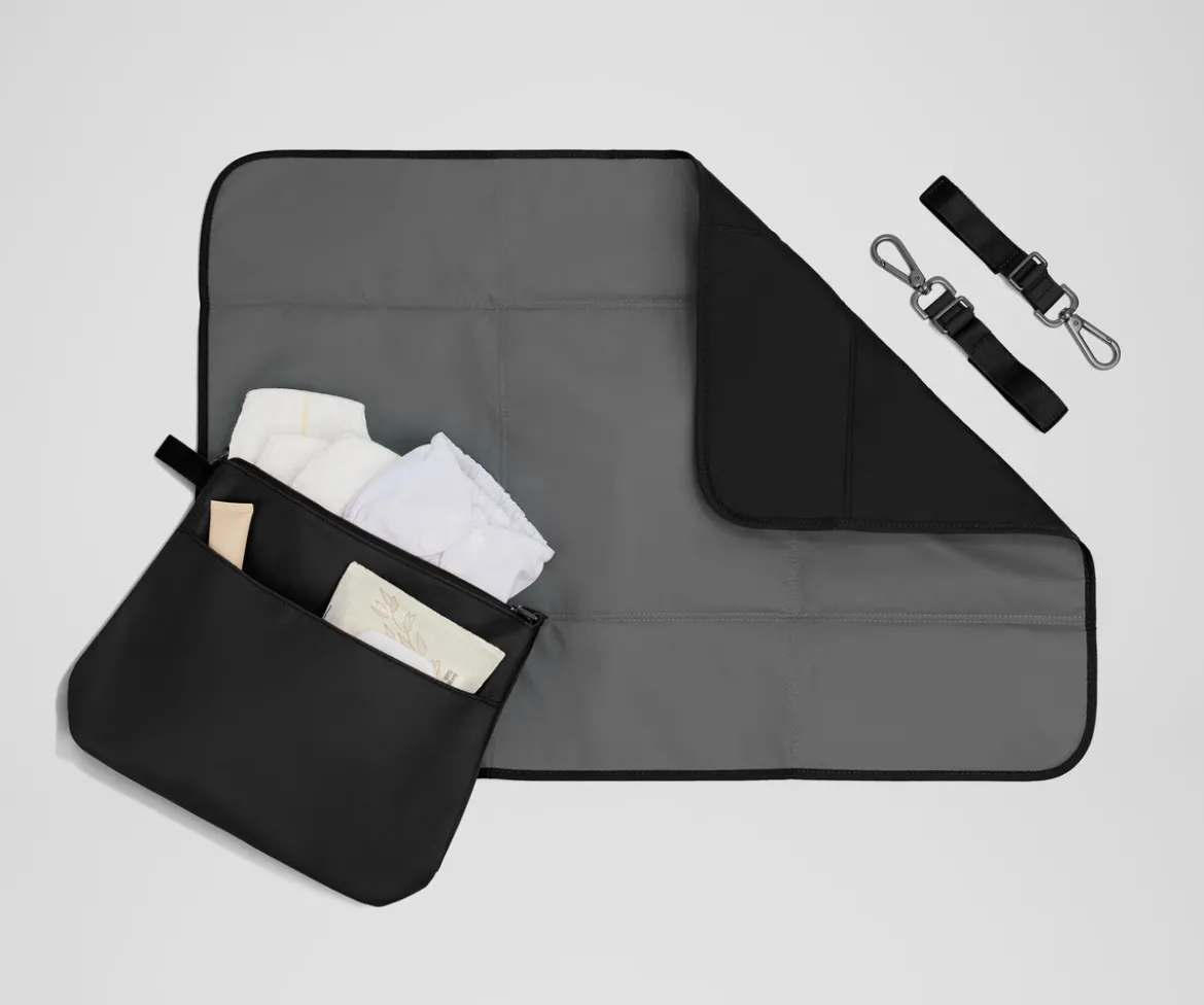 The Double Diaper Backpack in Jet Black