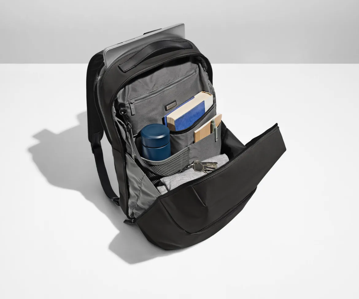 The Everywhere Zip Backpack in Jet Black