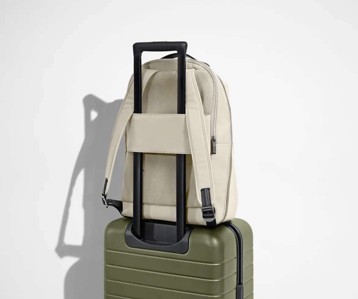 The Everywhere Zip Backpack in Salt White