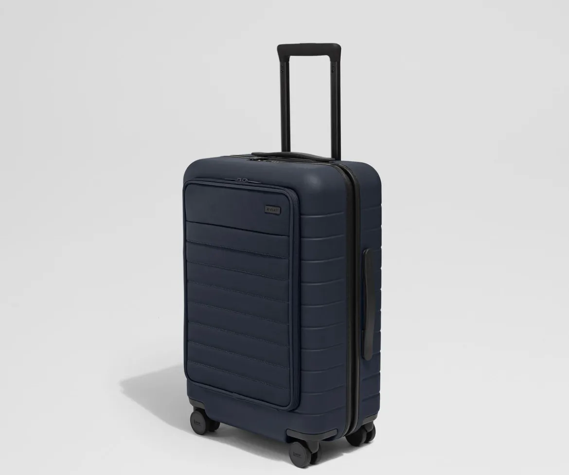 The Executive Bigger Carry-On in Navy Blue
