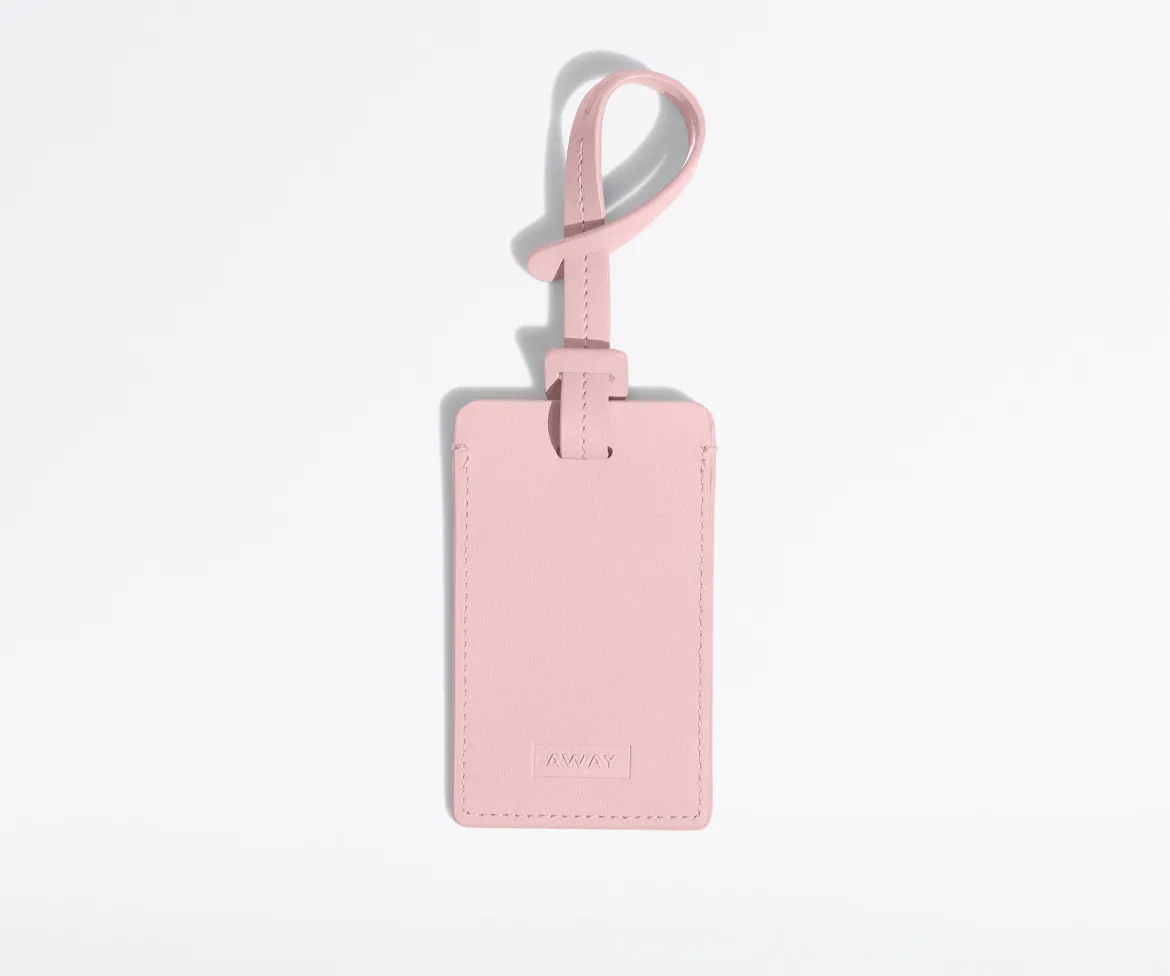 The Luggage Tag in Blush Pink