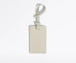 The Luggage Tag in Salt White