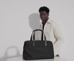 The Overnight Bag in Jet Black