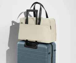 The Overnight Bag in Salt White
