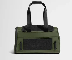 The Pet Carrier in Olive Green