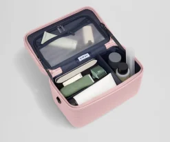 The Train Case in Blush Pink