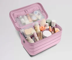 The Train Case in Glacial Pink