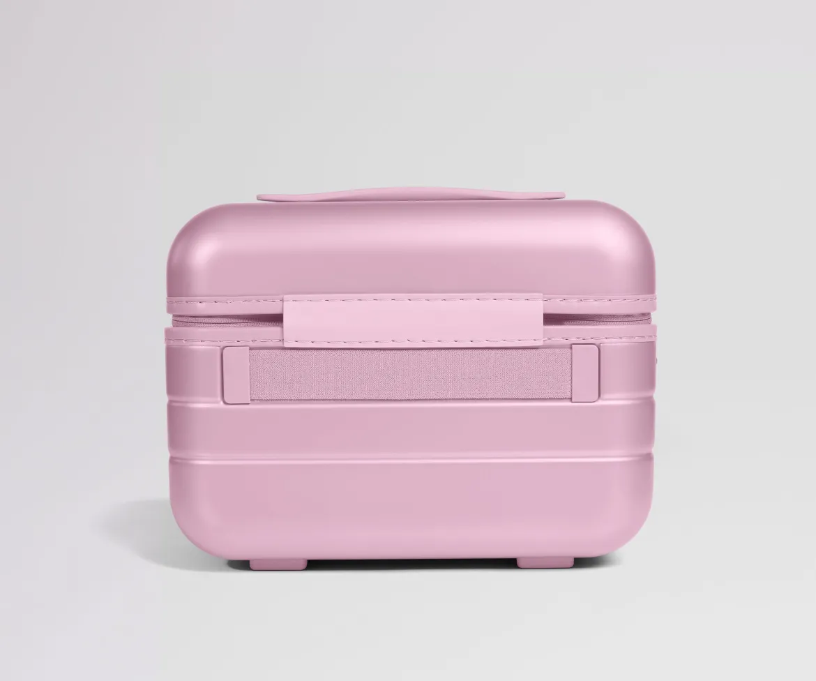The Train Case in Glacial Pink