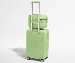 The Train Case in Glazed Matcha Milk Green