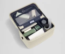 The Train Case in Salt White