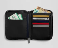 Travel Wallet in Jet Black
